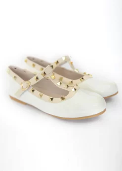 VICTORIA SHOE WHITE PATENT -Trish Scully 003