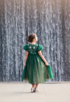 JACQUELINE GOWN EMERALD -Trish Scully 119 4