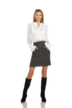 MAYA TUXEDO BLOUSE WINTER WHITE -Trish Scully 122 3 7b061711 c06f 4449 b788 f214d64a6be4