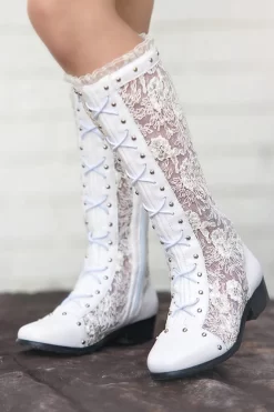 GRAMERCY BOOT WHITE -Trish Scully 123