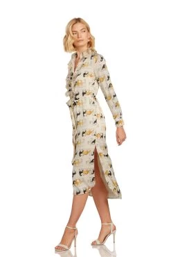 LEA BUTTON DOWN MAXI DRESS EQUESTRIAN PRINT -Trish Scully 14 2 f55addec 7ded 46b0 b924 67ff4b498da1