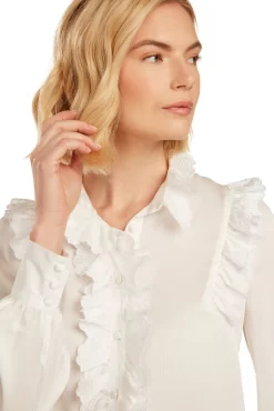 CASSANDRA BLOUSE WINTER WHITE -Trish Scully 18 3 432d1c61 dfd0 4290 bad2 9a1e6339416e
