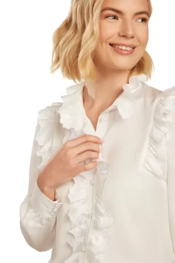 CASSANDRA BLOUSE WINTER WHITE -Trish Scully 18 4 92058984 a7f1 4e49 a3e5 f6952635dff1