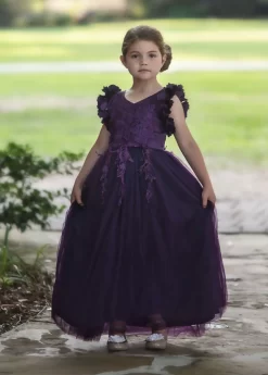 BIANCA GOWN EGGPLANT