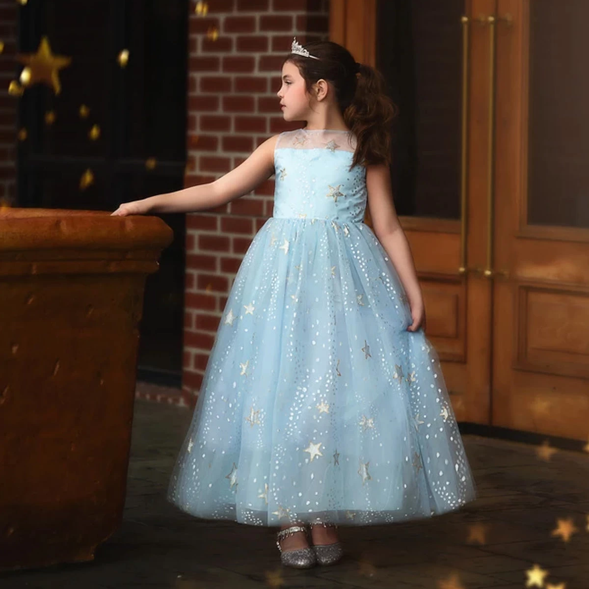 ANTOINETTE GOWN LIGHT BLUE 3 ANTOINETTE GOWN LIGHT BLUE - Image 3