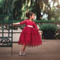 BELLA RAFAELA DRESS & BELT SET-CRIMSON -Trish Scully 1 d9fe7ed3 575f 43ad aec8 7477fd704961