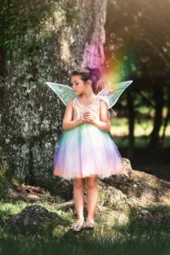 FAIRY DRESS, WINGS & WAND 3PC. SET -Trish Scully 280 2