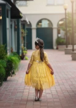 BELLA RAFAELA DRESS & BELT SET SUNFLOWER -Trish Scully 292 6