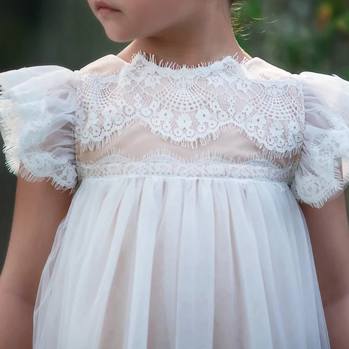 ADRIANA DRESS WHITE/NATURAL 4 ADRIANA DRESS WHITE/NATURAL - Image 4