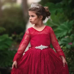 AINSLEY DRESS & BELT SET CRIMSON -Trish Scully 2 14ded2d2 b55d 4eba b48f 733ce674ce79