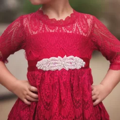 BELLA RAFAELA DRESS & BELT SET-CRIMSON -Trish Scully 2 f8374cce 8d20 476b bf40 040c91e9b002