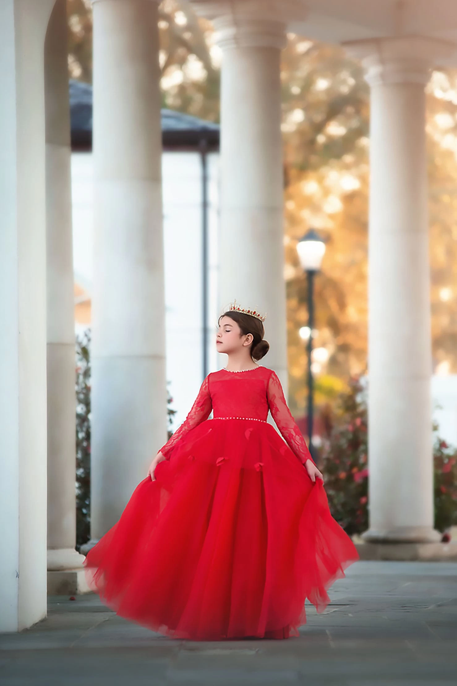 MARIPOSA GOWN CRIMSON 1 MARIPOSA GOWN CRIMSON