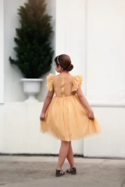 MILLY DRESS SPARKLING CHAMPAGNE -Trish Scully 52 3