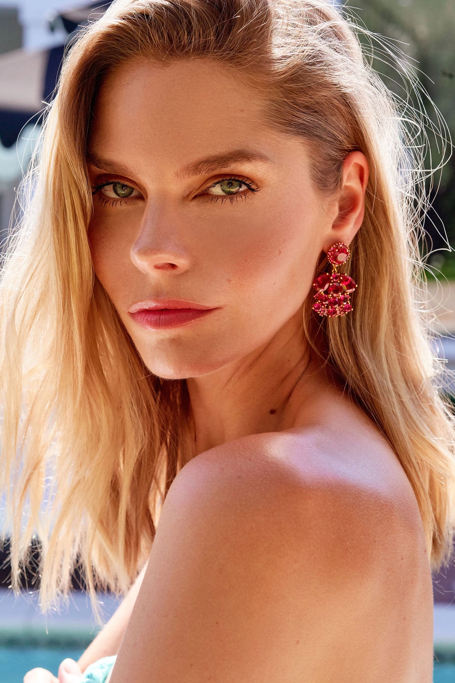 MARSEILLE EARRINGS FUCHSIA 3 MARSEILLE EARRINGS FUCHSIA - Image 3