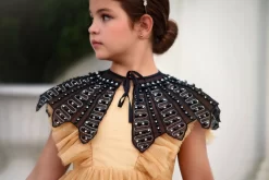 HENRIETTA JEWELED CAPE BLACK -Trish Scully 61 1