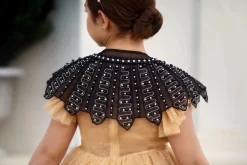 HENRIETTA JEWELED CAPE BLACK -Trish Scully 61 2