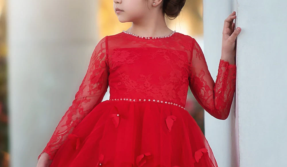 MARIPOSA GOWN CRIMSON 3 MARIPOSA GOWN CRIMSON - Image 3