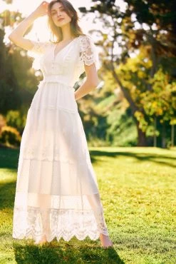 MARJORIE MAXI DRESS WHITE -Trish Scully DSC06788