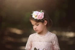 GRACIE GOWN & BELT SET PINK -Trish Scully GRACIEPINK4