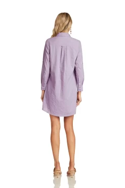 LAURETTE DRESS LAVENDER -Trish Scully LauretteDressLavender 1161 WEB