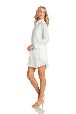 LAURETTE DRESS WHITE -Trish Scully LauretteDressWhite 1086 WEB