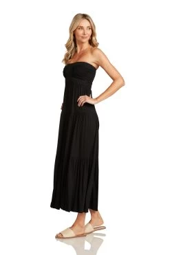 PIPPA MAXI DRESS BLACK 16 PIPPA MAXI DRESS BLACK -Trish Scully PippaMaxiDressBlack 0757 WEB