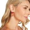 MONTPELLIER EARRINGS PINK/ORANGE