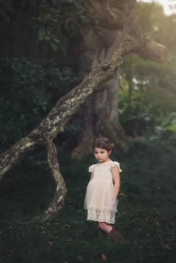 OLIVIA DRESS BUTTERSCOTCH -Trish Scully TS13fb