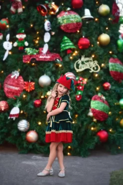 JANIE THE ELF DRESS & HAT SET -Trish Scully TSC10fb ec4989c1 e18e 4ff6 b0ac a5cf17c003f6
