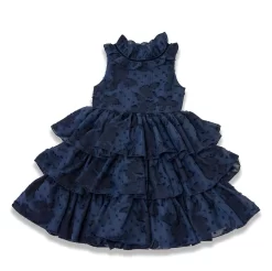 JOELLE DRESS NAVY -Trish Scully TSC12fb 4
