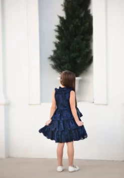 JOELLE DRESS NAVY -Trish Scully TSC22fbcopy2