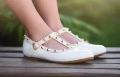 VICTORIA SHOE WHITE PATENT -Trish Scully TSC2fb 6