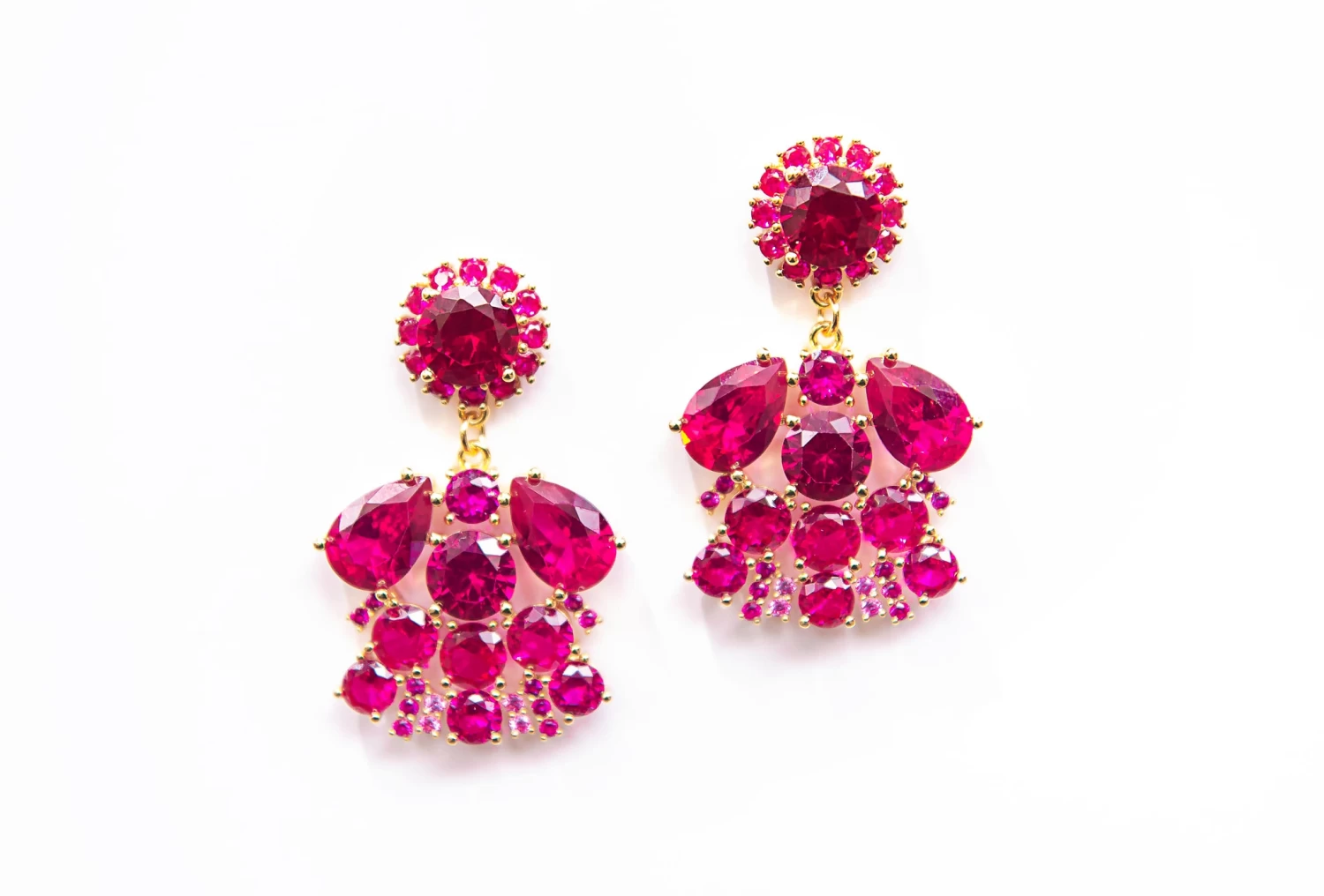 MARSEILLE EARRINGS FUCHSIA 1 MARSEILLE EARRINGS FUCHSIA