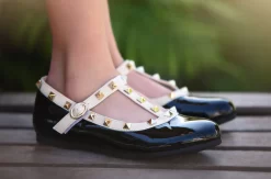 VICTORIA SHOE BLACK PATENT -Trish Scully TSC5fb 4