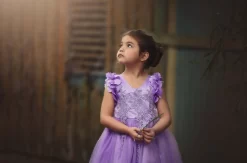 BIANCA DRESS LAVENDER -Trish Scully TSC65fb