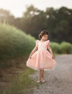 BIANCA DRESS PEACHY PINK -Trish Scully TSC6fb 12 copy7