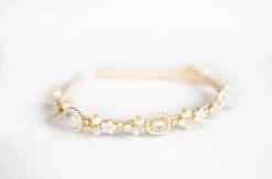 LILI HEADBAND WHITE 8 LILI HEADBAND WHITE -Trish Scully WHITEHB