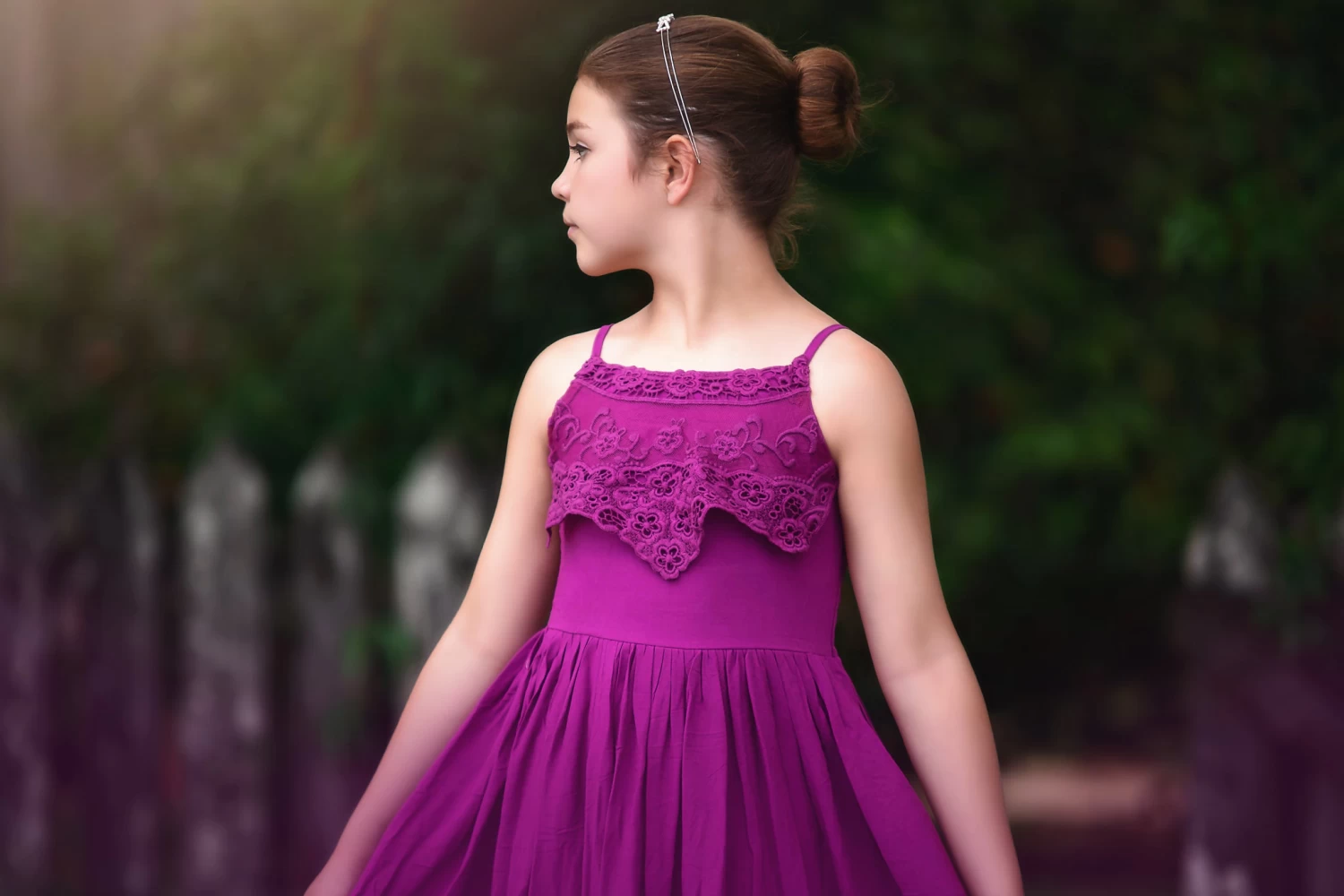 ALEXANDRA MAXI DRESS BERRY 3 ALEXANDRA MAXI DRESS BERRY - Image 3