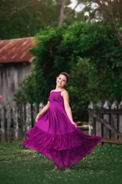 ALEXANDRA MAXI DRESS BERRY 9 ALEXANDRA MAXI DRESS BERRY -Trish Scully alexfuchsia5