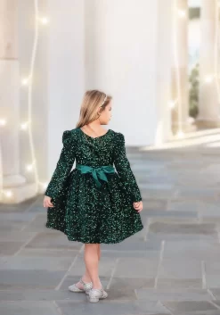 EMMA SEQUIN DRESS EMERALD -Trish Scully emmaemerald3
