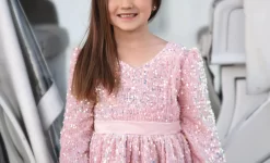 EMMA SEQUIN DRESS PINK -Trish Scully emmapink5