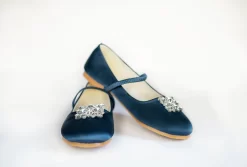 EVERLEE SHOE NAVY BLUE -Trish Scully everleenavy