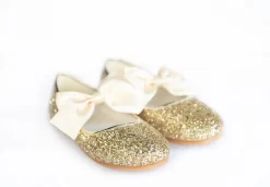 HADLEE SEQUIN SHOE GOLD -Trish Scully hadleegold