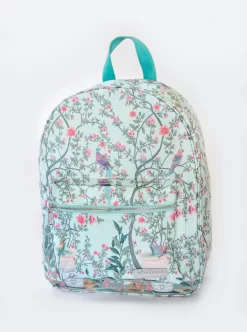 CHINOISERIE BIRDS BACKPACK -Trish Scully lightbluebackpack