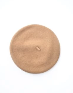 CELESTE BERET CAMEL -Trish Scully tanberet