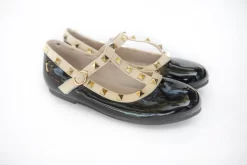 VICTORIA SHOE BLACK PATENT -Trish Scully vicblk